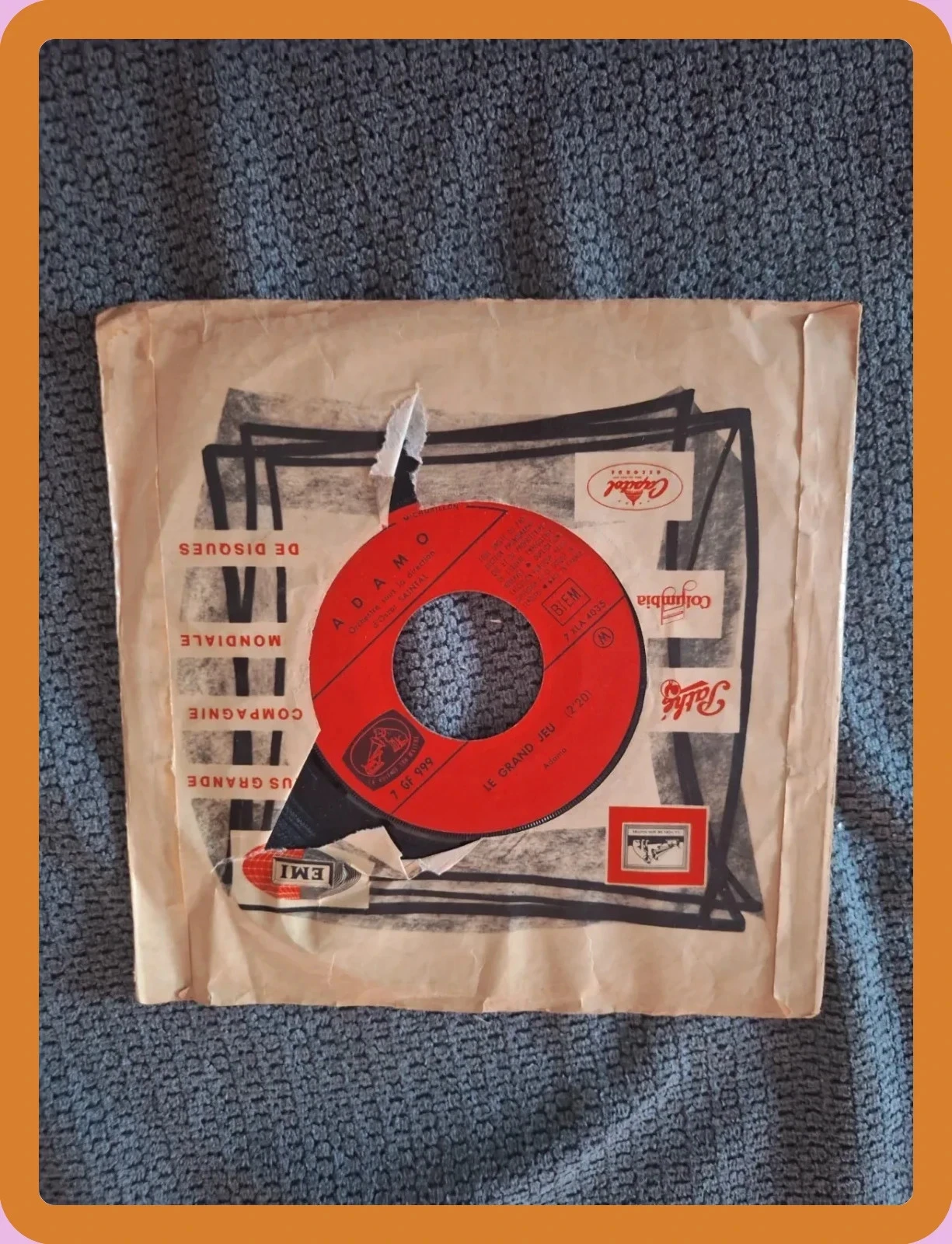 Vinyle Adamo Les Filles du bord de mer